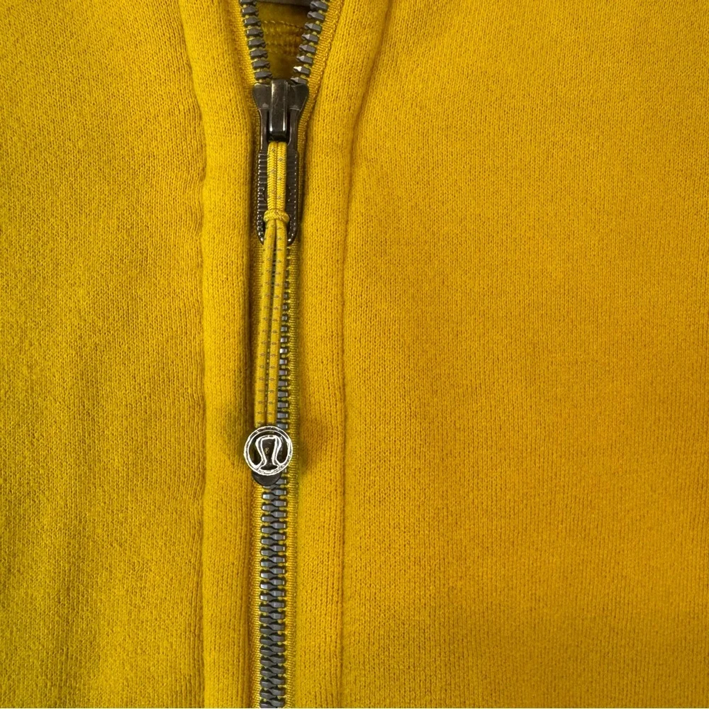Lululemon Scuba Full Zip Yellow Size 10 - Picture 3 of 7